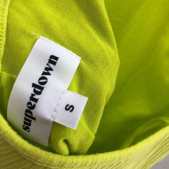 superdown Kourtney Backless Mini Dress in Chartreuse - Picture 9 of 11